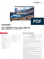 43" Smart Full HD Led TV: User Guide