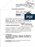 Demanda de Inconstitucionalidad Expediente 001-2020 PI/TC