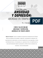 Terapia Breve Ansiedad y Depresión