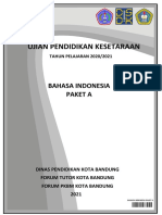 Soal Bahasa Indonesia Paket A 2021