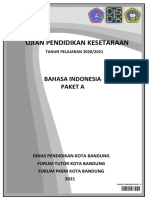 Soal Bahasa Indonesia Paket A 2021