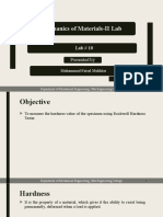 Mechanics of Materials-II Lab: Presented by