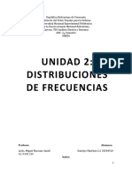 Unidad 2 Distribuciones de Frecuencias