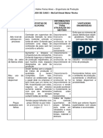 Estudo de caso sobre melhorias na produção da McCall Diesel Motor Works