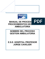 Manual Gestion Consulta Ambulatoria