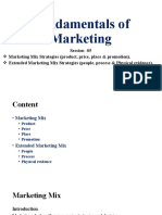 Fundamentals of Marketing: Session - 05