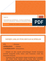 PERTEMUAN II Pengertian Koperasi