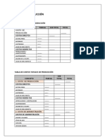 Tablas de Costos C