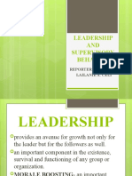 Leadership and Supervisory Behavior
