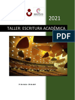 Programa de Taller de Escritura Académica