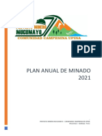 Plan Minado Anual Upina 2021