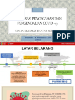 Sosialisasi Covid-19 untuk Hari Jumat