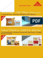 Sikatop 107 Plus and Sika Tilefix 200 Ta White Brochure Id
