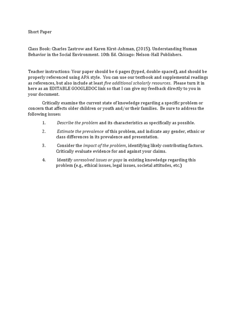 Short Paper Instruction 41619691728 996568 | PDF | Science & Mathematics