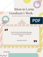 Tradition in Lorna Goodison's Work 