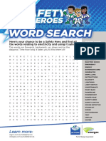 Safety Heroes Word Search