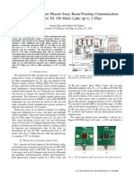 A 60 GHz 64-element phased-array beam-pointing communication system for 5G 100 meter links up to 2 Gbps