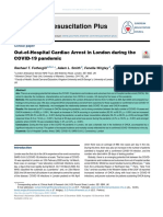 Resuscitation Plus: Out-of-Hospital Cardiac Arrest in London During The COVID-19 Pandemic