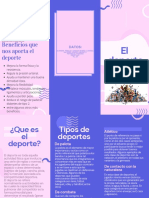 Negocio de Imprenta Retro Con Figuras Abstractas Con Fondo Rosa y Azul Folleto