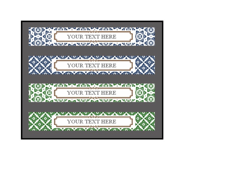 Ring Binder Spine Template PDF