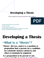 3 Academic Writing (Developing Thesis)