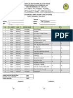 Daftar Hadir Peserta Didik - Uskp - Sesi 2