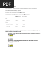 Quiz On Partnerhsip Formation - Final Term Period