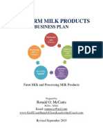 Our Farm Milk Products: Business Plan