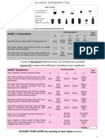 AUDIT-C Questions: A Score of Less Than 5 Indicates Lower Risk Drinking (See Overleaf)