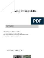 Improving Writing Skills