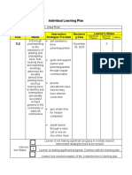 Individual Learning Plan 2020