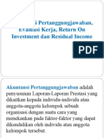 Akt Ptgjwb, Evaluasi Kerja, ROI & Residual Income