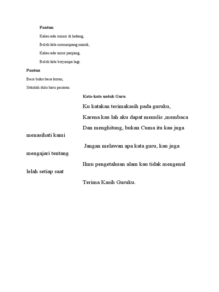 Pantun Pdf
