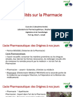 Généralités Sur La Pharmacie-L2