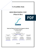 SMEDA Seed Processing Unit (Wheat & Rice)