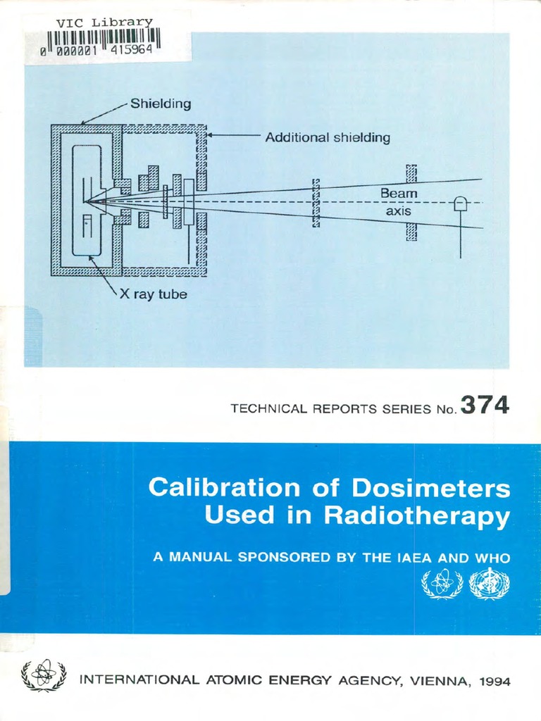 Calibration of Dosimeters Used in Radiation Therapy | PDF | Absorbed ...