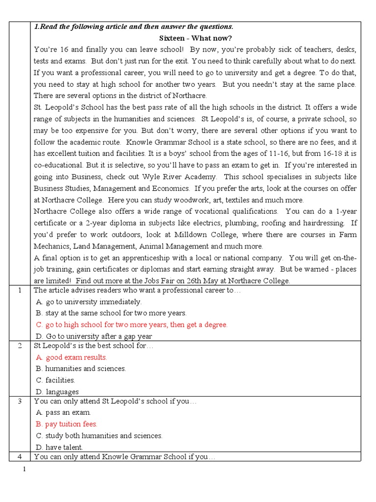 BE Reading Practice 2 | PDF | Nike | Airbus