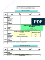 Diploma in Mechanical Engineering Semester 1 2021 Timetable