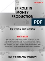 Module 3 Role of BSP