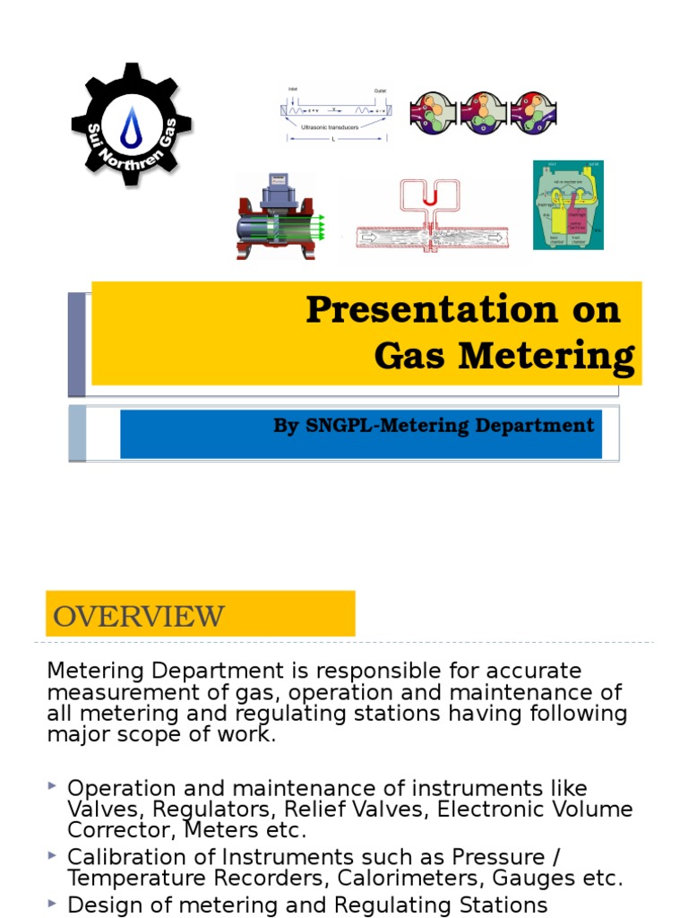 Gas Metering Training PDF Hydrocarbon Exploration Gases
