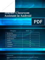 Teacher Classroom Assistant in Android