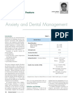 Anxiety and Dental Management
