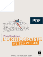 Orthographe Ses Pièges (Frenchpdf - Com)