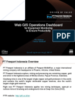WEB GIS Operation Dashboard FI-Mimika-Papua
