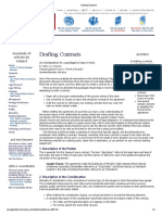 Drafting Contracts: Pointers Hundreds of Articles by Subject