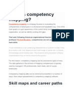 What Is Competency Mapping?: Skill Maps and Career Paths