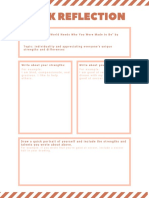 Peach and White Academic Book Review Worksheet