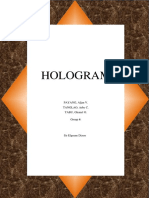 Hologram: PAYANG, Aljan V. Tanglao, Arby C. TABU, Gleniel G. Group #