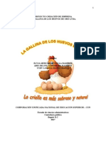Creación de empresa avícola La Gallina de los Huevos de Oro
