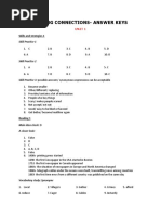 Making Connections-Answer Keys: Skills and Strategies 1